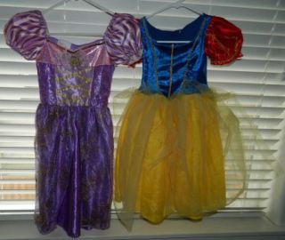 Large Lot Girls All Disney Princess Dress Up Costume Sz 4 6 Sleeping Beauty Tink