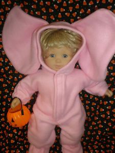 Clothes Bitty Baby Pink Elephant Halloween Costume