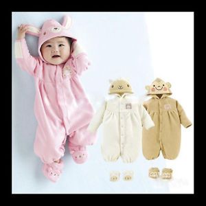 Animal Rabbit Sheep Monkey Baby Outfit Romper Snowsuit Fancy Costume 0 9months