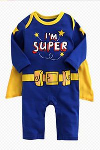 Baby Boy Cartoon Character Superman Superboy Party Costume Halloween Highlight