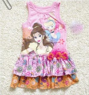 Girls KIDS1 7Y Princess Dora Costume Summer Top Fairy Dress Tutu Skirt Outfit