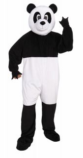 Plush Furry Panda Bear Mascot Suit Costume Adult Standard Size