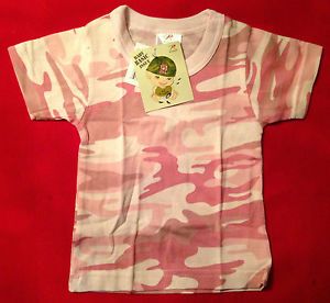 Baby Girl Clothes Rothco Baby Girl Pink Camouflage Baby Shirt 6863