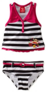 Paul Frank 2pc Swimwear Swim Suit Bathing Suit Toddler Girl Size 4T Black