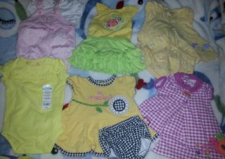 Infant Girls Summer Clothes 0 3 Months