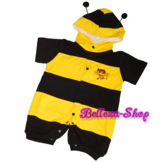 Lovely Bee Baby Fancy Party Costume Outfit Sz 3M 6M