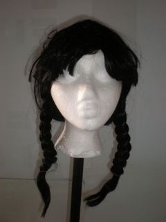 Long Black Wig w Braids Pocahontas Costume Indian Native American Mexican