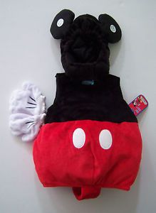 Sz 6 9 Months Mickey Mouse Plush Toddler Baby Costume
