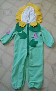Halloween Baby Toddler Girl Green Flower Costume 36 Months Butterfly One Piece