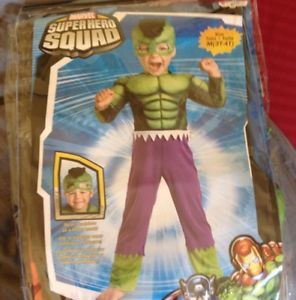 Incredible Hulk Halloween Costume Kids Toddler 3T 4T Marvel
