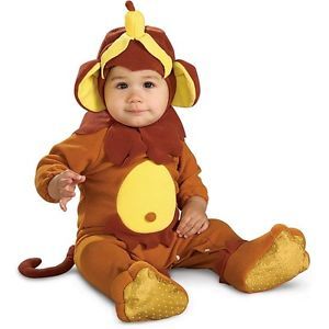 Monkey Costume 0 6 Months Baby Infant Boy Girl Simian Halloween Cute Romper New