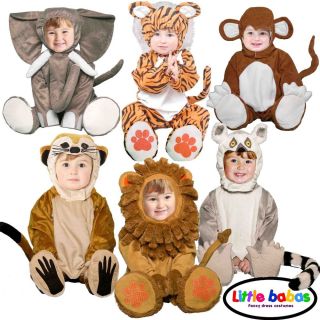 Deluxe Boys Girls Baby Toddler Kids Animal Zoo Fancy Dress Halloween Costume