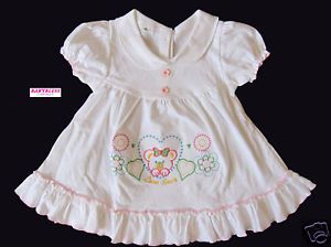New Baby Clothes Girls Dress 100 Cotton White Various