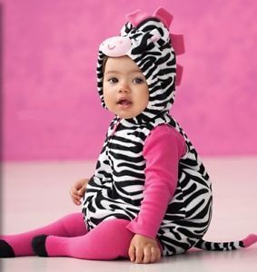 Carter's Zebra Baby Girls Halloween Costume Size 6 9 Months NWT'Sretail $38 99