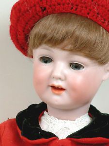 Precious 16" Armand Marseille 590 Antique Baby Doll Great Cherry Red Costume
