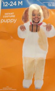 Infant Puppy Dog Costume New 12 24 Months Warm Furry Toddler Halloween