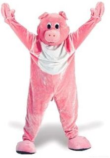 Costumes Mardi Gras Parade Pink Pig Mascot Costume