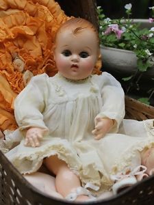 11" Madame Alexander Composition and Cloth Baby Doll Old Antique Vintage