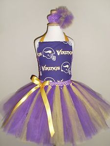 Minnesota Vikings Tutu Dress Baby Toddler Football NFL Girl