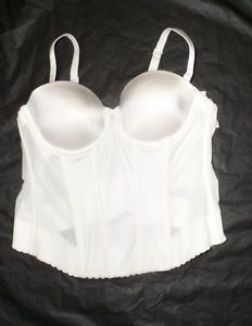 Victorias Secret Bra Bustier Low Back Back Off Baby Strapless Push Up Firm $58