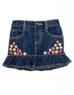 Gymboree Aloha Sunshine Jean Denim Flower Skirt 2T or 3T Girls Diaper Cover