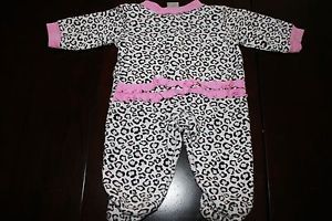 Easter Toddler Girls Leopard Flower Sleepwear Gown PJ Set Outfit Clothes 0 3M