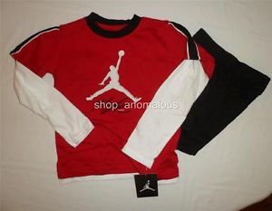 New Kids Boys Nike Air Jordan Shirt Pants Track Set Outfit Clothes Lot 4 4T