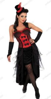 Sexy Moulin Rouge Fancy Dress Costume Dance Stagewear Partywear Outfit Hat