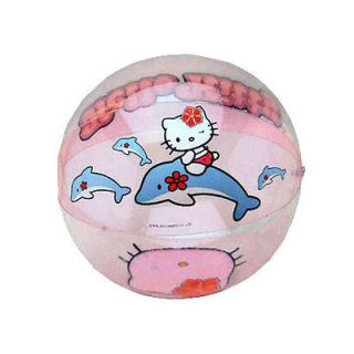 6 Hello Kitty Kids Inflatable Pool Beach Ball Birthday Party Favors Prizes New
