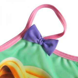 Girl Tangled Rapunzel Monokini Kid Swimsuit Swimwear Bathing Suit 1 Piece Sz 5 6