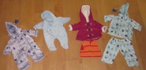 American Girl Bitty Baby Twins Lot of Clothing Outfits Snowsuit