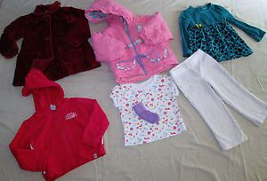 Lot of Baby Girl Clothes Size 2T 24M Coats Jackets Pants Tops Kidgets On