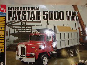AMT Ertel 1 25 International Paystar 5000 Dump Truck Model Kit Parts SEALED