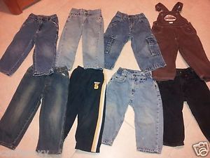 Boys Lot Jeans Pants Size 3 3T Levi's Old Navy Toddler Clothes Winter