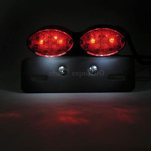 LED Motorcycle Quad ATV Turn Signal Brake License Plate Integrated Tail Light A