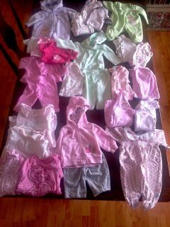 Infant Baby Girl 0 3 Months Clothes 22 Piece Lot