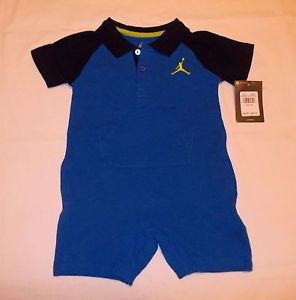 Nike Air Jordan Jumpman Baby Boys Bodysuit Romper Shirt Clothes Sz 18 M