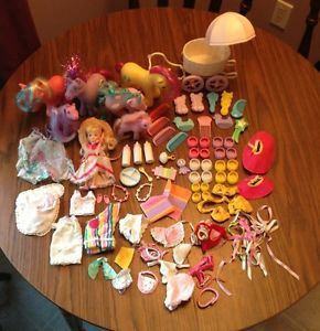 Huge Lot Vintage My Little Pony Clothes Baby Accessories Big Brother Shoes Megan