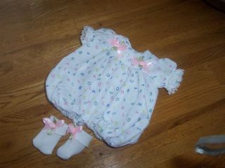 Baby Doll Clothes Romper Mini Reborn Preemie 10"