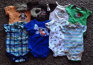 Baby Boy Clothes Lot Outfit 0 3 Months Carters Child of Mine Garanimals