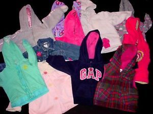 Baby Girl Tops Over Coat Sweater Jacket 18 24 Months Fall Winter Clothes Lot