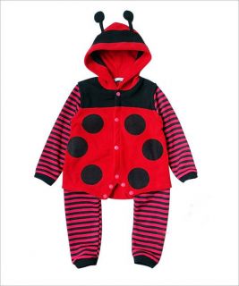 NWT Baby BB Unisex Party Costume Romper One Piece Insect Honey Bee or LadyBird