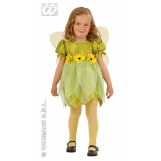 Girls Flower Fairy Costume Outfit Dance Fancy Dress Up Toddlers 1 4 Years