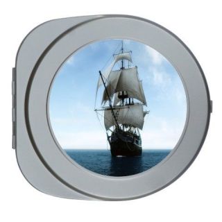 New Large Masted Sailing SHIP CD DVD Storage Holder Carry Case Wallet
