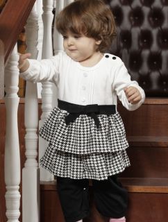 Baby Girl Checkered Dress Cardigan Set Outfit Christening Gown Wedding Suit Gift