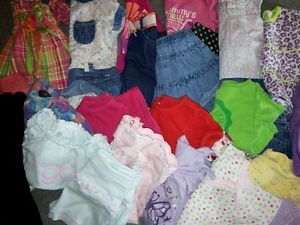 Huge Lot of Baby Toddler Girl Clothes Size 12 Months 12 18 Months Spring Summer