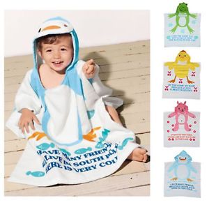 1pc Baby Kid Girl Boy Cartoon Beach Bath Towel Bathrobe Clothes Outfit Washcloth
