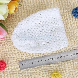 3X Cute Crochet Versatile Beanie Hat Cap for Baby Infant Girl White