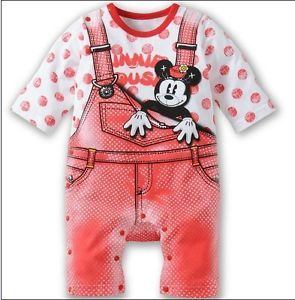 Boy Girl Cotton Disney Romper Mickey Coverall Baby Clothes for 12 18 Month 90