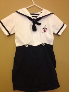Cute Baby Boys Carriage Boutiques Sailor 24 Months Clothes Outfit
